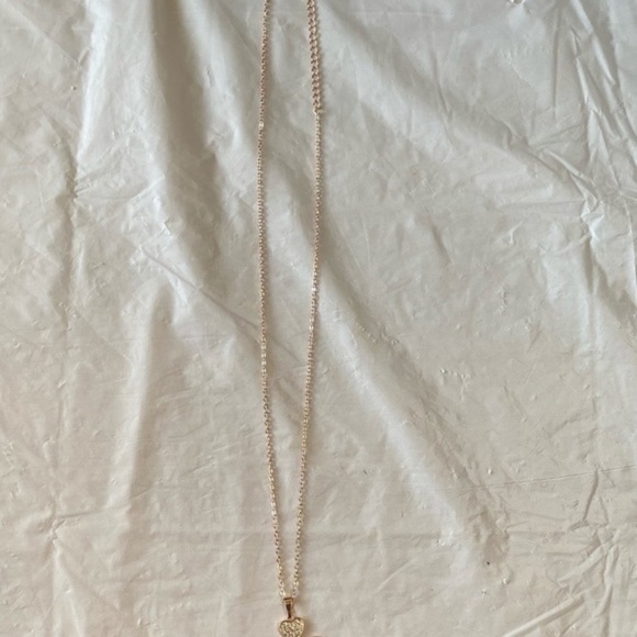 Pink Heartbeat Love Necklace Rose Gold - Picture 3 of 8